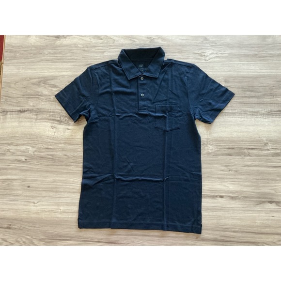 Mack Weldon Vesper Polo - Total Eclipse Navy Blue Size Medium New With Tags - Picture 4 of 6